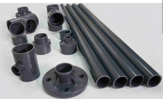 Dia 50mm-800mm Round PVC Pipe Perforated Pvc Pipe For Drainage