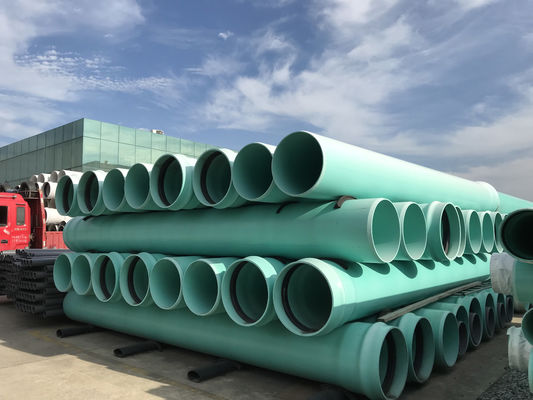 100mm-6000mm Grey PVC Pipe Round Grey Plastic Pipe Fittings