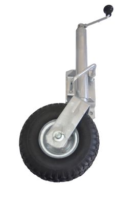 10 Inch Pneumatic Jockey Wheel With Swivel Bracket 10 Jockey Wheel