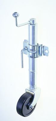 Trailer Jockey Wheel With 6" Solid Rubber Wheel